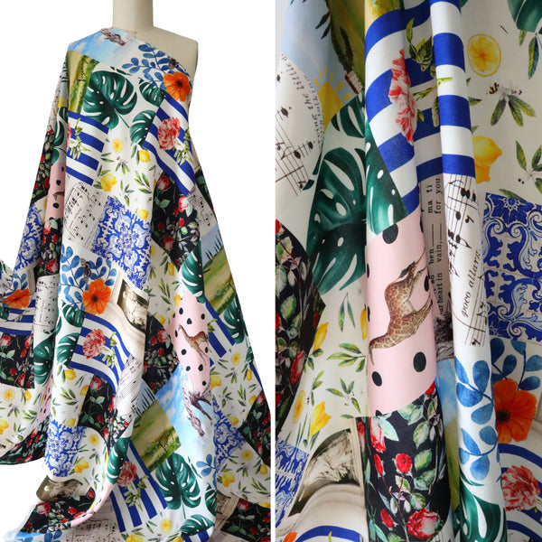 EXCLUSIVE 90% Linen 10% Silk – 'Italian Interlude'